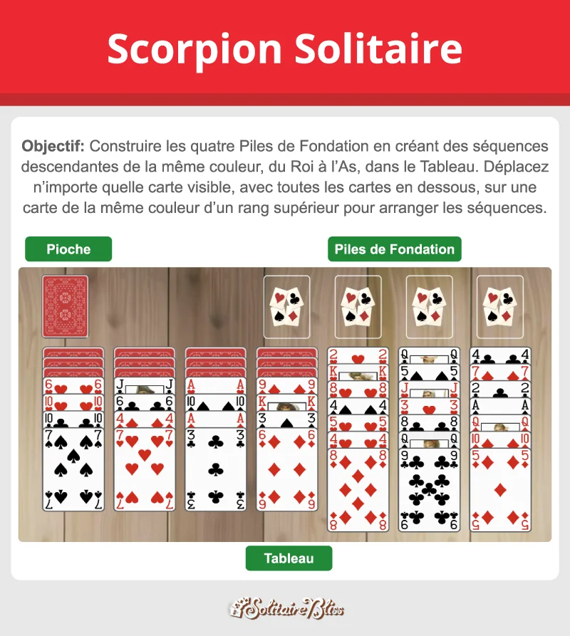 Disposition et objectif du Scorpion solitaire